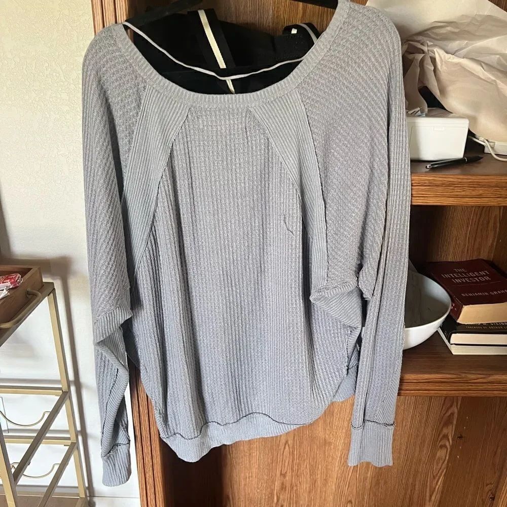 FREE PEOPLE THERMAL PULLOVER - Picture 3 of 4
